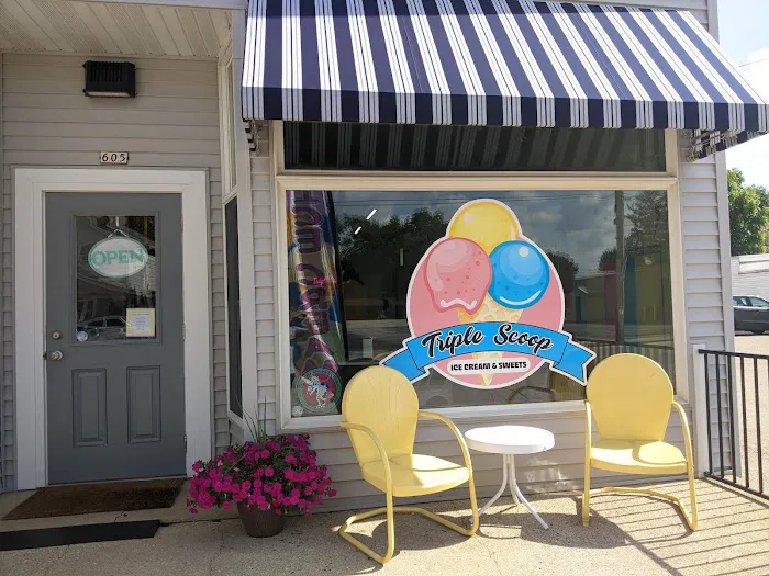 Triple Scoop Ice Cream and Sweets Picture 1