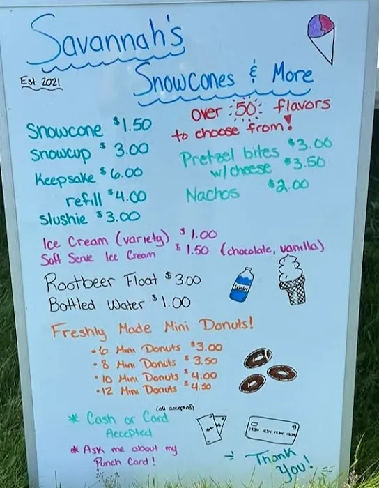 Savannah's Snow Cones & More Picture 1