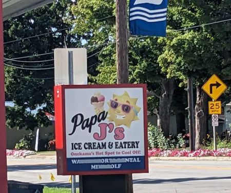 Papa J's ice cream and eatery