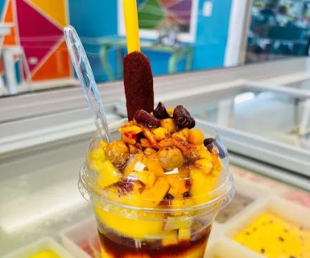 NEVERIA Y GRANIZADAS GOTAS DE FRUTAS