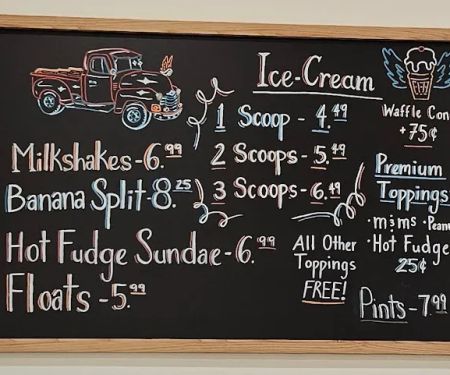 Old Red Truck Ice Cream