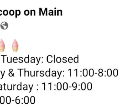 The Scoop on Main