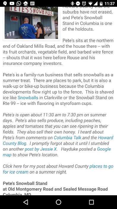 Pete's Snowballs Picture 8