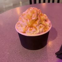 Black cow cookies and cream ico