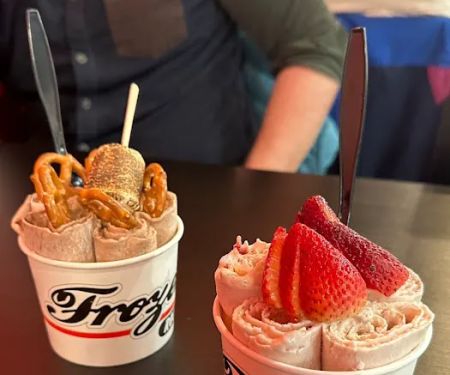 Frozen Rolled Ice Cream