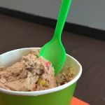 Dodo cookie dough and ice cream