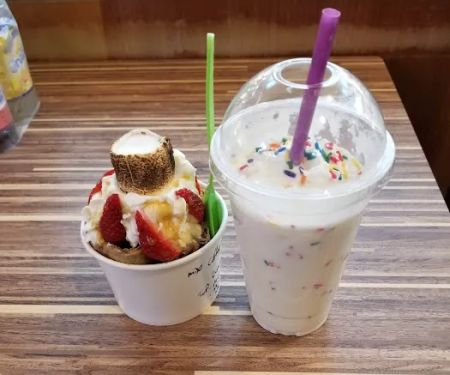 Ice and Fire Rolled Ice Cream