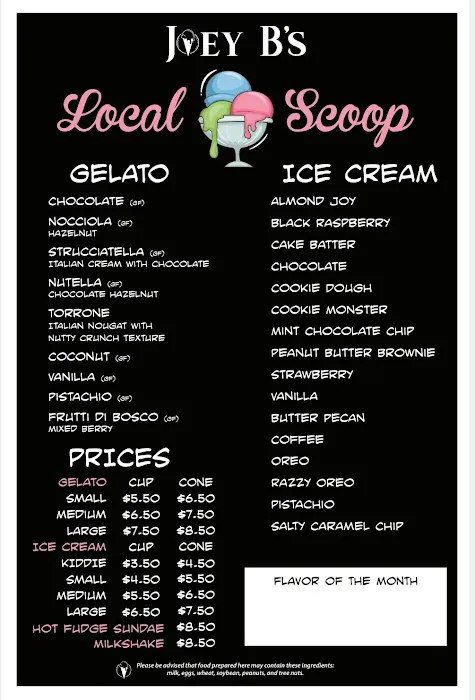Joey B’s Local Scoop Picture 1