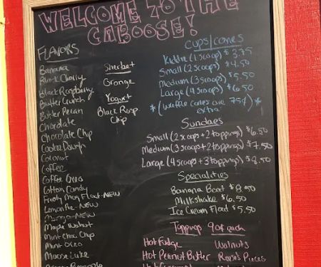 The Caboose Ice Cream Stand