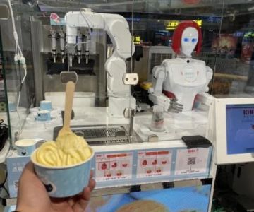 Ice Cream and Robotics: Exploring Automated Ice Cream Makers and Servers