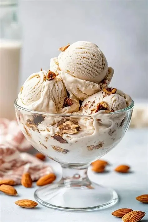 How to Make Ice Cream with Almond Milk for a Lighter Option