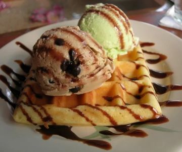What Is Pancake and Waffle Ice Cream and How to Add Syrup Swirls