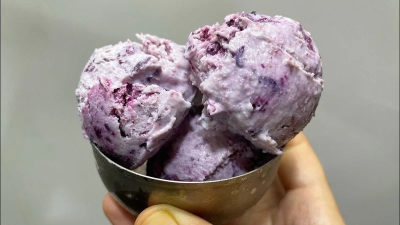 How to Make Ice Cream with Jambolan for an Indian Black Plum Flavor