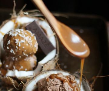 How to Make Ice Cream with Coconut Sugar for a Caramel Note