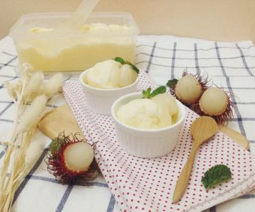 How to Make Ice Cream with Rambutan for a Hairy Lychee Experience