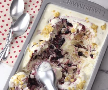 How to Make Ice Cream with Boysenberry for a California Original