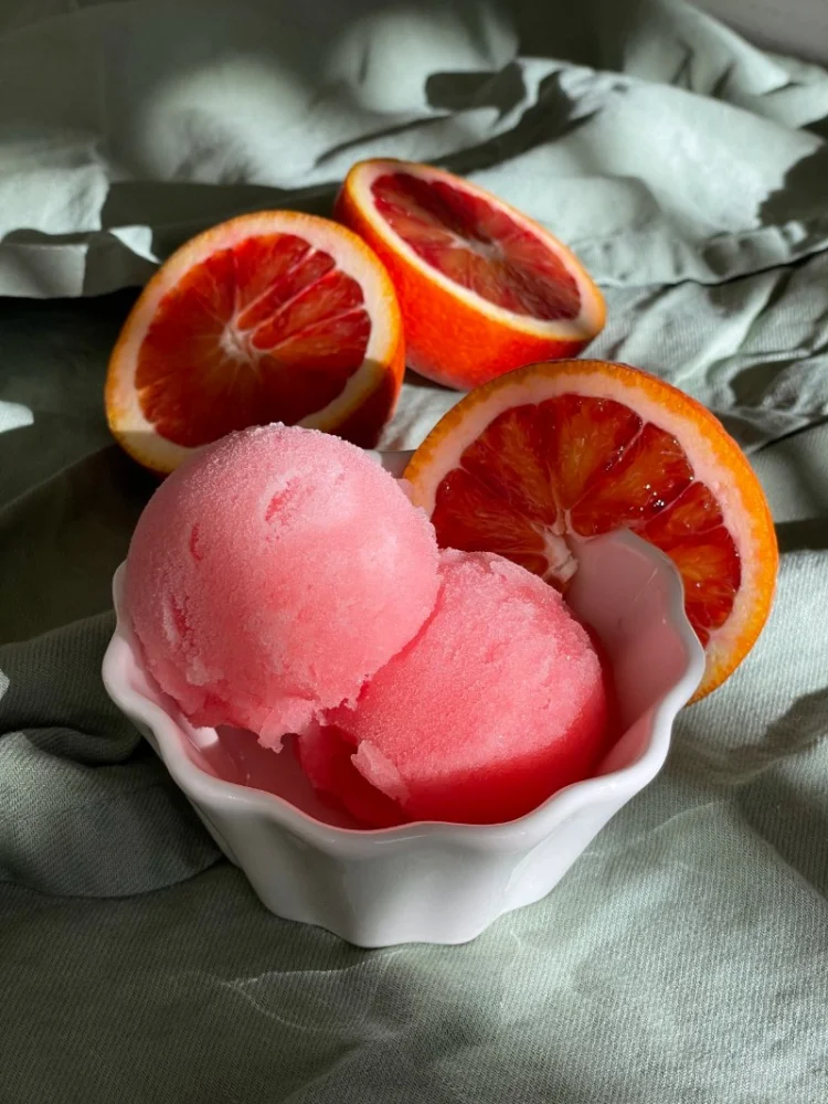 How to Make Ice Cream with Blood Orange for a Vibrant Citrus Sorbet
