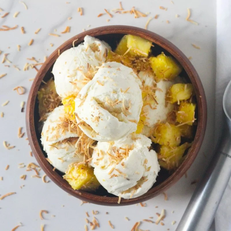 What Is Pina Colada Ice Cream and How to Toast Coconut for Texture | Ice Cream Shop