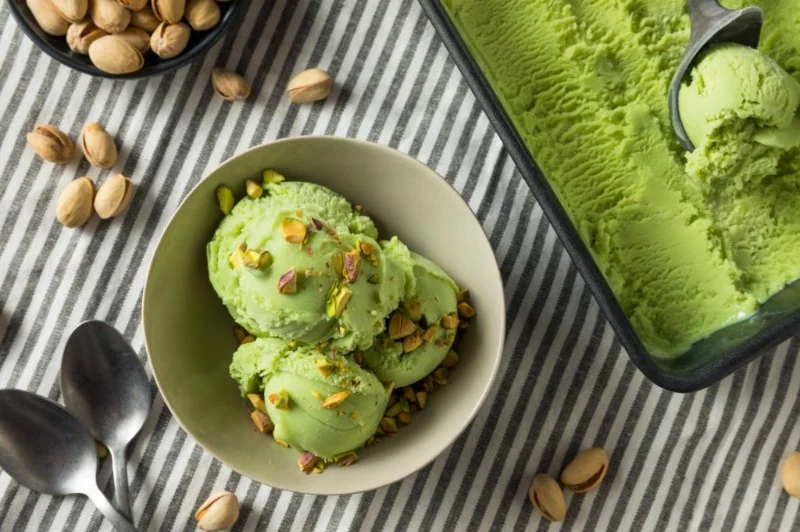 What Is Pistachio Ice Cream Made Of and Why Some Are Green