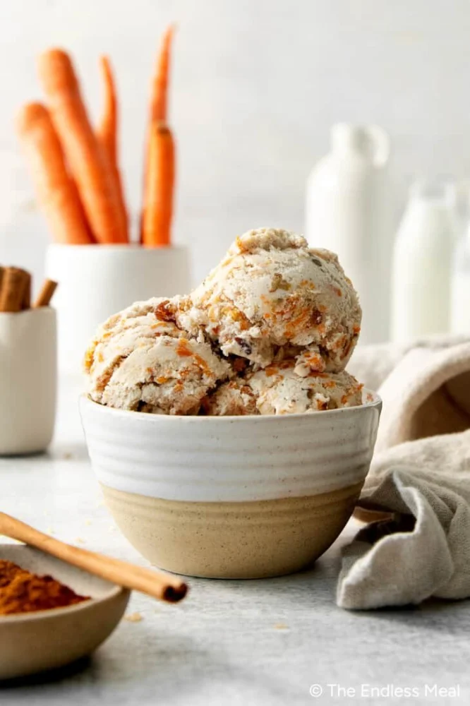 What Is Carrot Cake Ice Cream and How to Add Cream Cheese Swirls