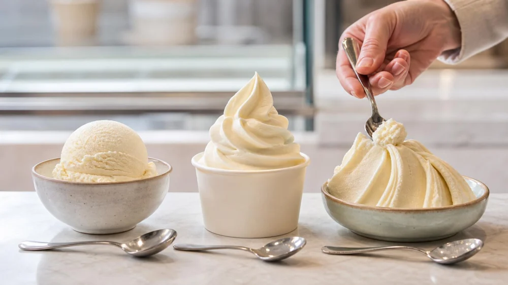 Gelato, Frozen Custard, and Ice Cream: Key Differences