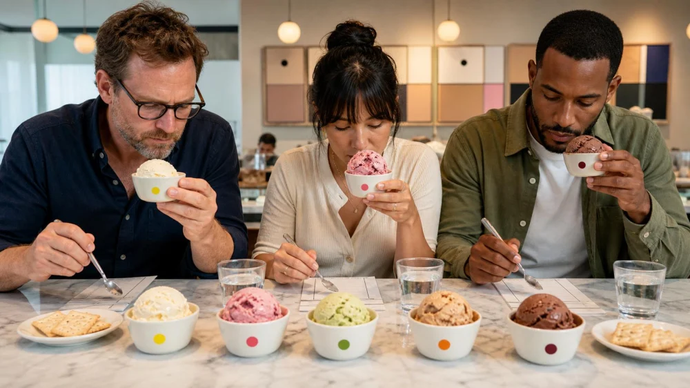 How to Taste Ice Cream: Temperature, Aroma, and Texture