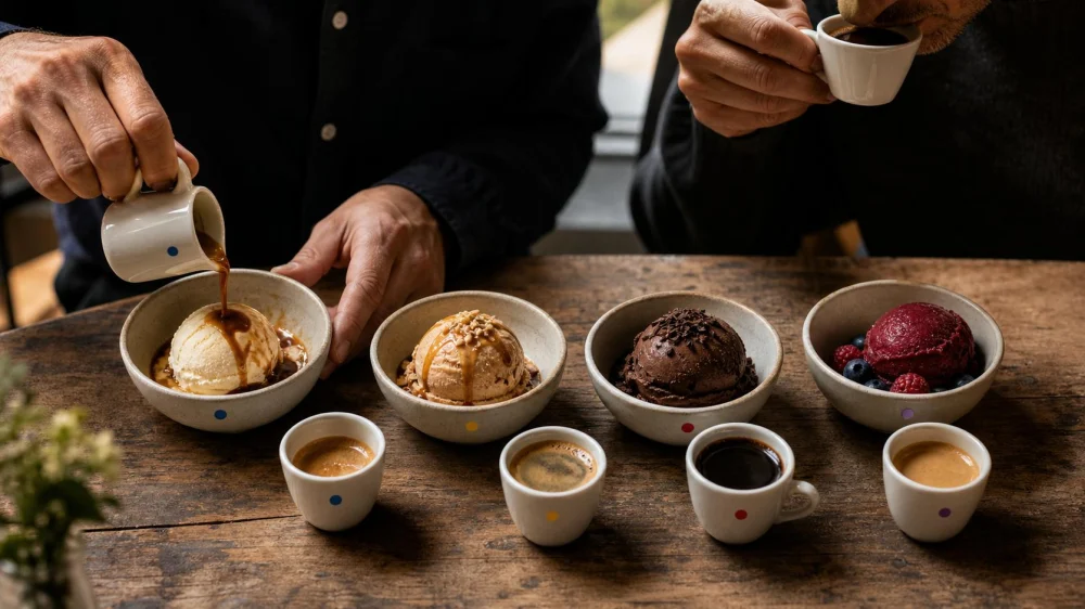 Ice Cream and Coffee Pairings: Match Roast and Texture