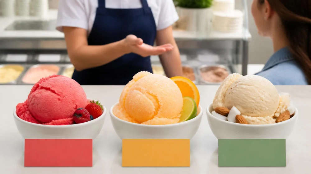 Sorbet, Sherbet, or Dairy-Free? Read Beyond the Name