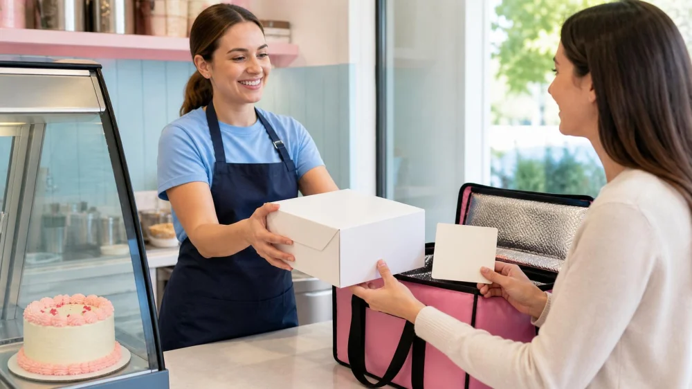 Ice Cream Cake Pickup: Check Size, Storage, and Timing