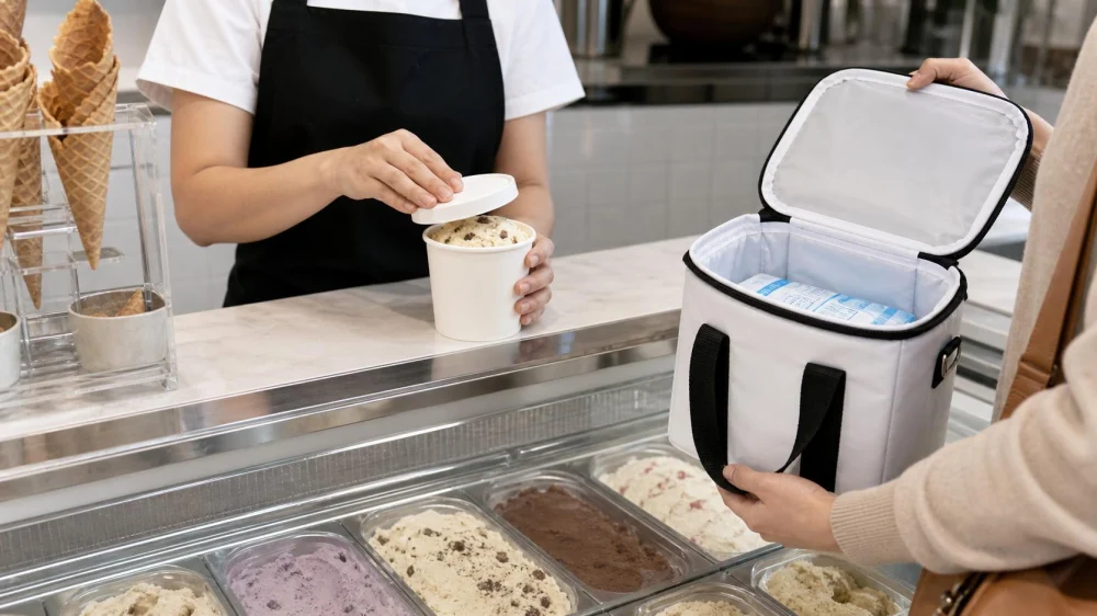 Hand-Packed Ice Cream Pint: Order, Carry, and Freeze It Well