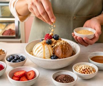 Ice Cream Toppings: Balance Crunch, Sauce, and Scoops