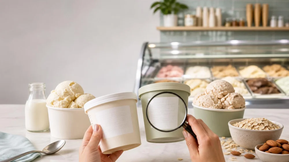 Lactose-Free vs Dairy-Free Ice Cream: Read the Label