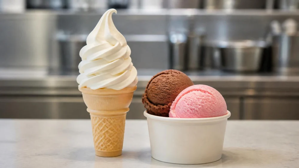 Soft Serve vs. Hard Scoop Ice Cream: Choose by Texture