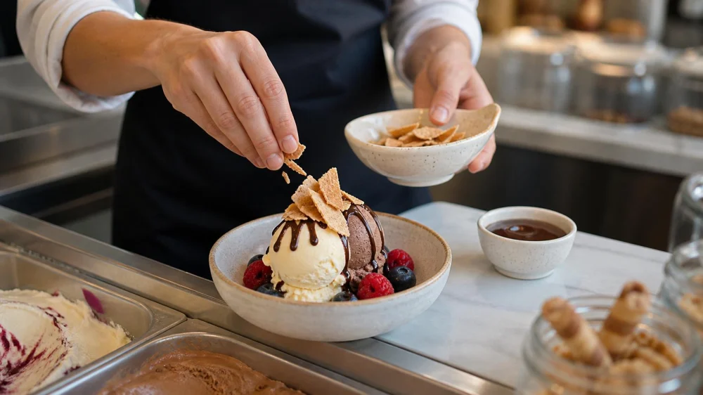 Build an Ice Cream Sundae That Stays Crisp and Balanced