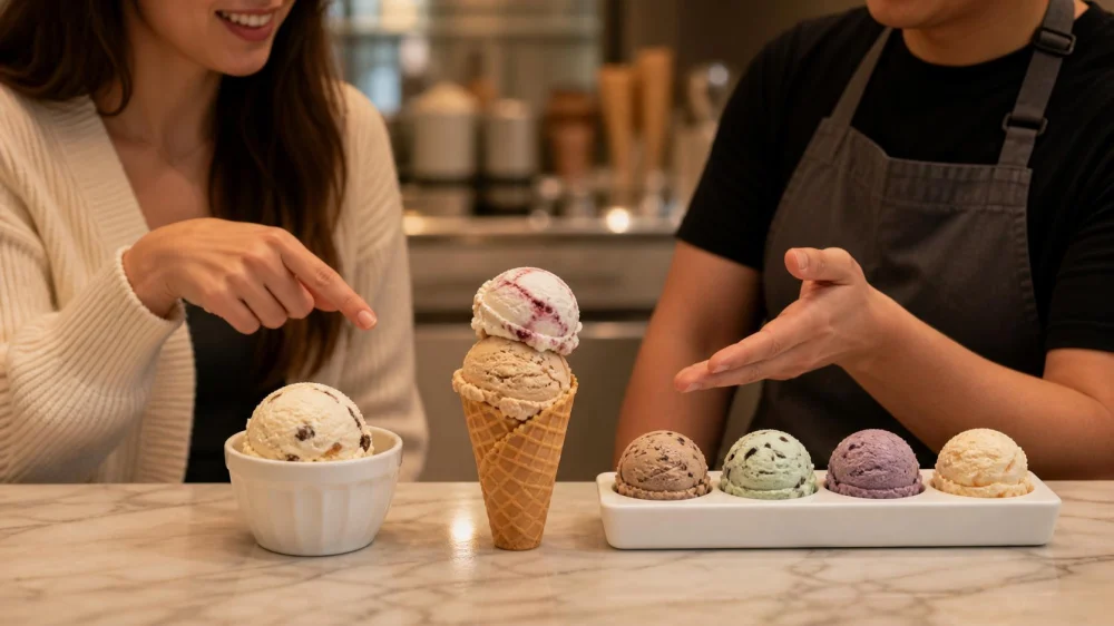 Ice Cream Scoop Sizes: Compare Portions Before You Order