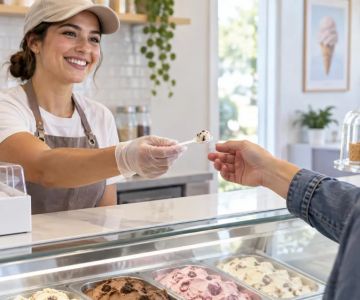 Ice Cream Shop Samples: Hygiene, Limits, and Courtesy