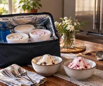 Ice Cream Take-Home Pack: Insulation, Travel, and Freezer