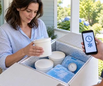 Ice Cream Delivery in Hot Weather: Receive and Store It
