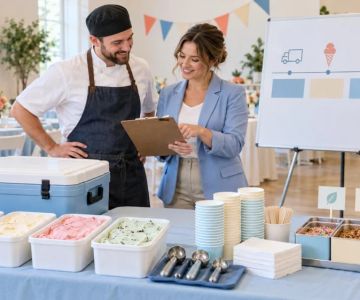Ice Cream Catering: Headcount, Freezer, and Service Plan