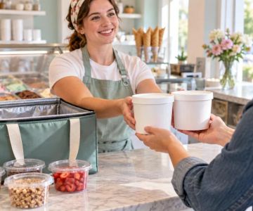 Ice Cream Takeout: Container, Melt, and Freezer Timing