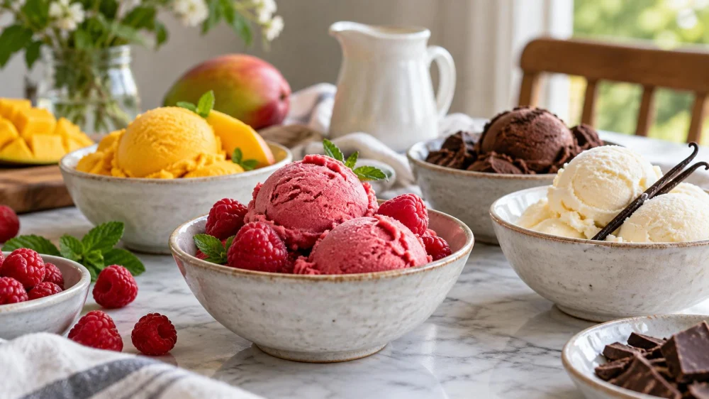Sorbet or Gelato: Dairy, Texture, Flavour, and Serving
