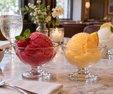 Sorbet and Sherbet: Dairy, Texture, and Menu Questions