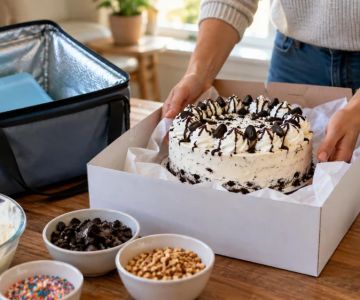 Ice Cream Cake Transport: Temperature, Box, and Timing