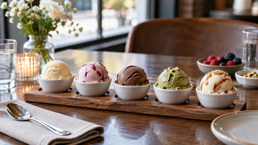 Ice Cream Flight: Flavour Order, Portions, and Melt Time