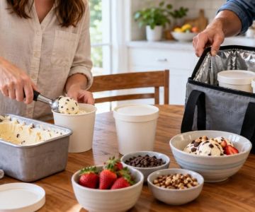 Ice Cream Take-Home Plan: Insulation, Travel, and Refreezing