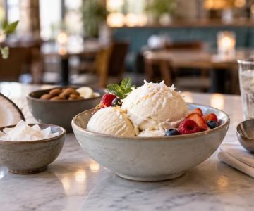 Dairy-Free Ice Cream Order: Ingredients and Cross-Contact