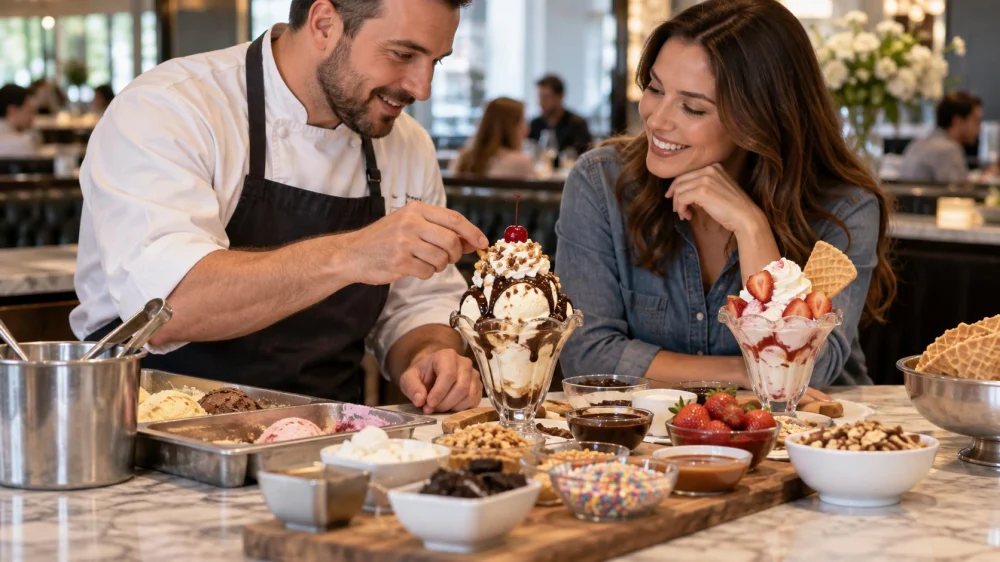 Ice Cream Topping Order: Texture, Weight, and Timing