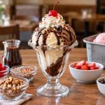 Ice Cream Sundae Order: Portion, Toppings, and Allergens