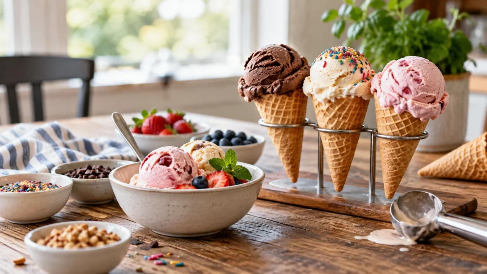 Ice Cream Cone or Cup: Texture, Travel, and Mess Control