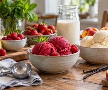 Sorbet and Ice Cream: Ingredients, Texture, and Questions